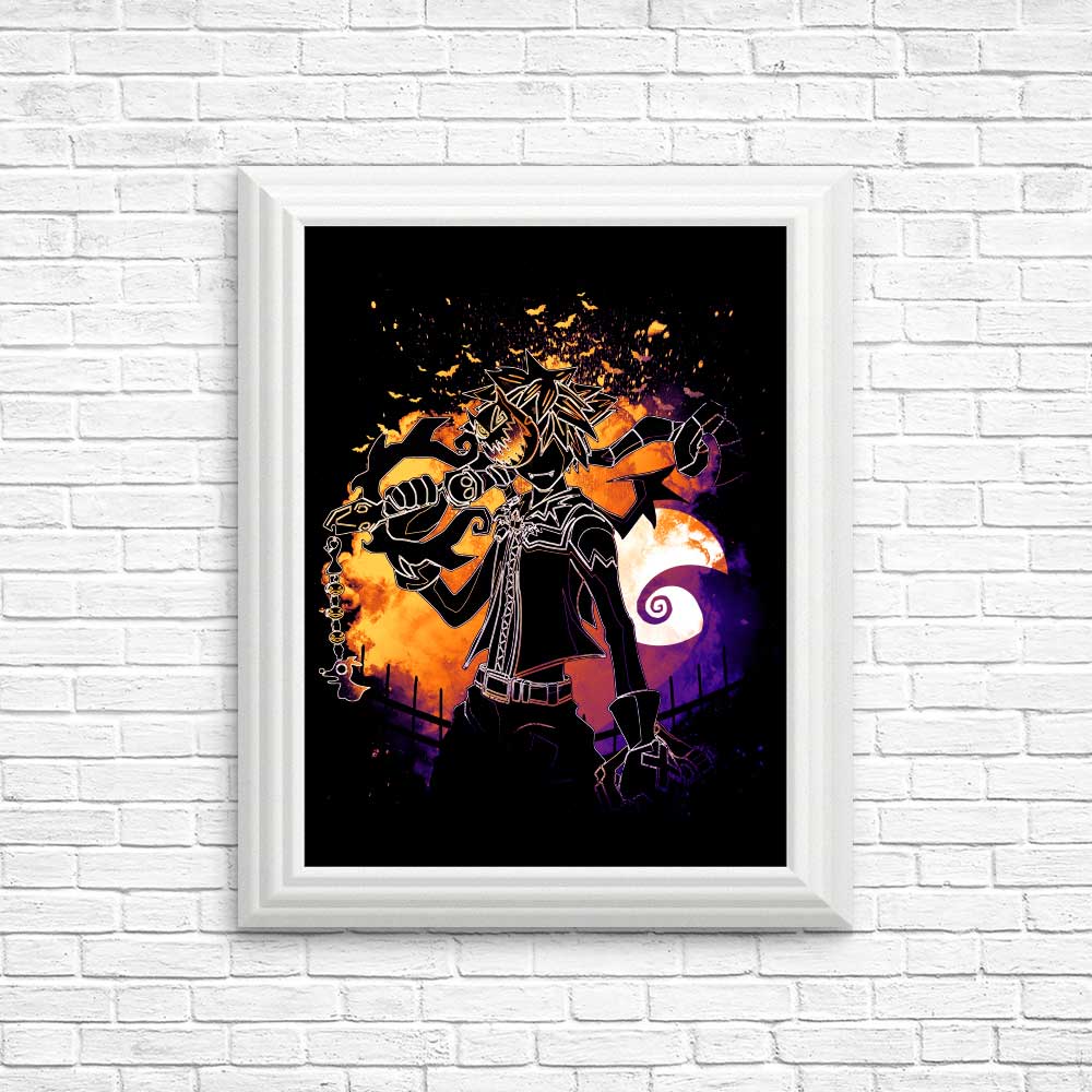 Spooky Halloween Key - Donnie Illustrations Posters & Prints