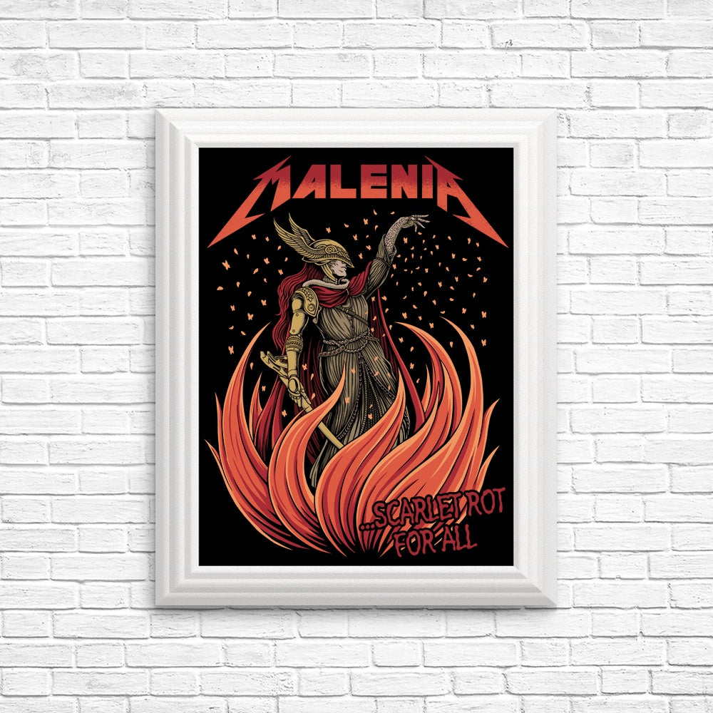 Stunning Scarlet Rot Posters & Prints for Everyone