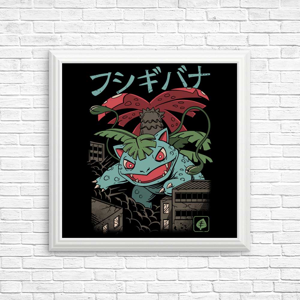 Unique Grass Kaiju Themed Posters and Prints