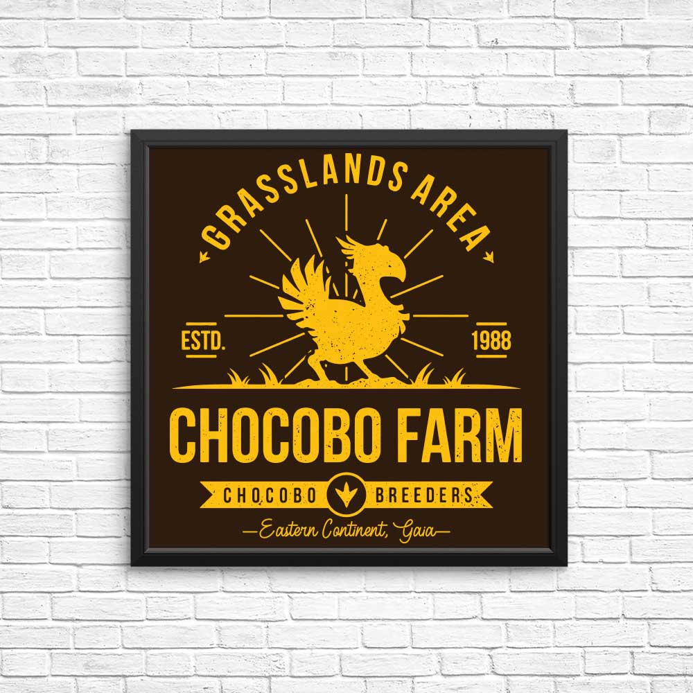 Alundrart Design's Chocobo Farm - High - Quality Posters & Prints