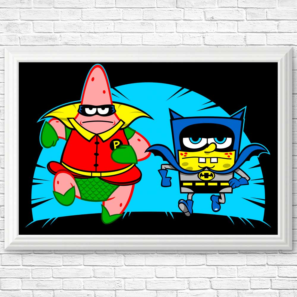 Wall Decor - Posters & Prints Featuring 'Who Lives In a Batcave Under the Sea' by Ryan Astle