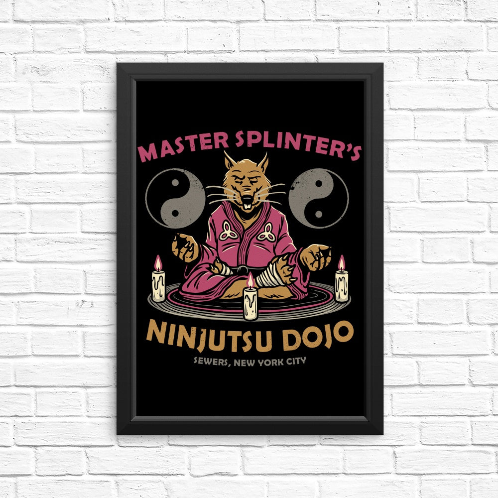 Unique Splinter's Dojo Posters and Prints by Glitchygorilla
