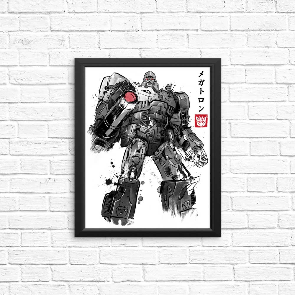 Tyrannical Sumi-e Art - High - Quality Posters and Prints