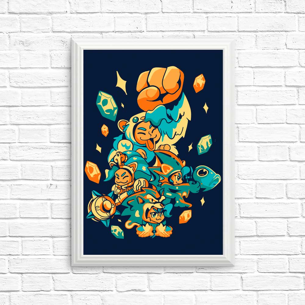 Super - Strong Cat Fighter High - Quality Posters & Prints