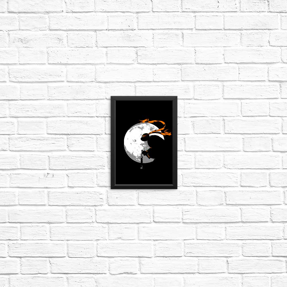 Poster and Print Set of Moon Nunchaku by TwistMedia