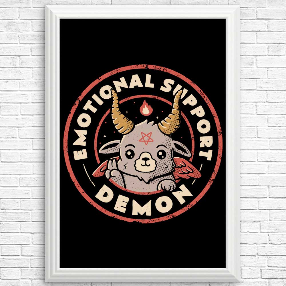 Emotional Support Demon - High - Quality Posters and Prints