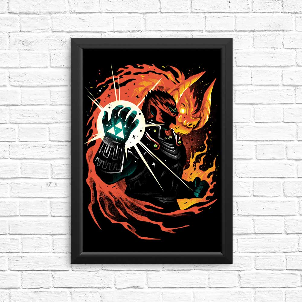 Alemaglia's Demon King Posters and Prints for Home Decor