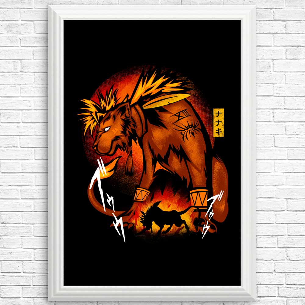 Fire Red Fur Photographic Posters and Prints