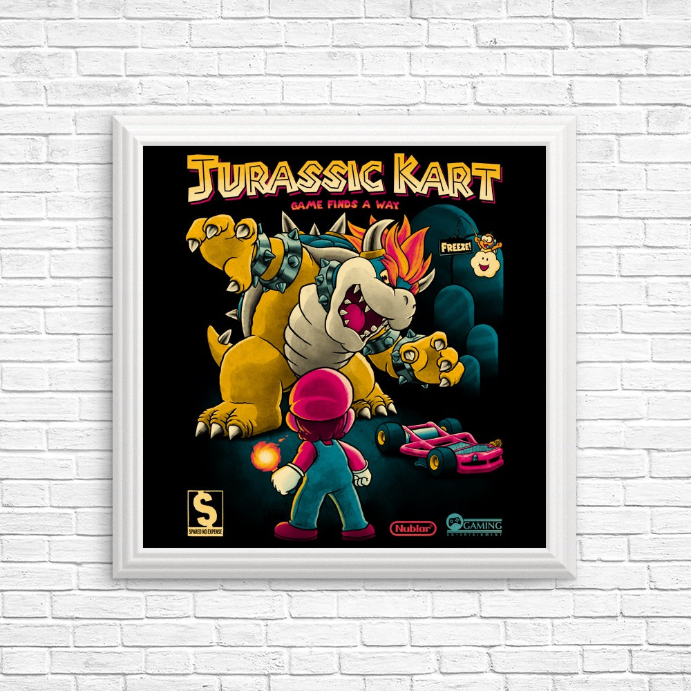 Unique Jurassic Kart Posters and Prints for Your Space