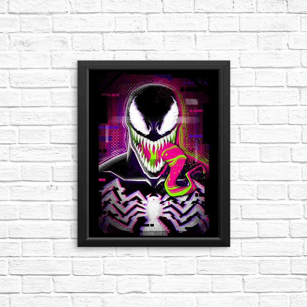 High - Quality Glitched Symbiote Posters and Prints by Danielmorris1993