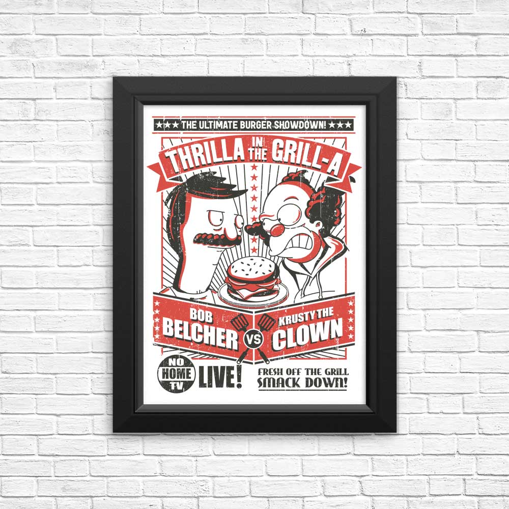 Thrilla in the Grill-a - Art Posters and Prints for Decor