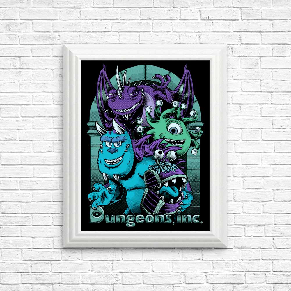 High - Quality Dungeons Inc Posters and Prints