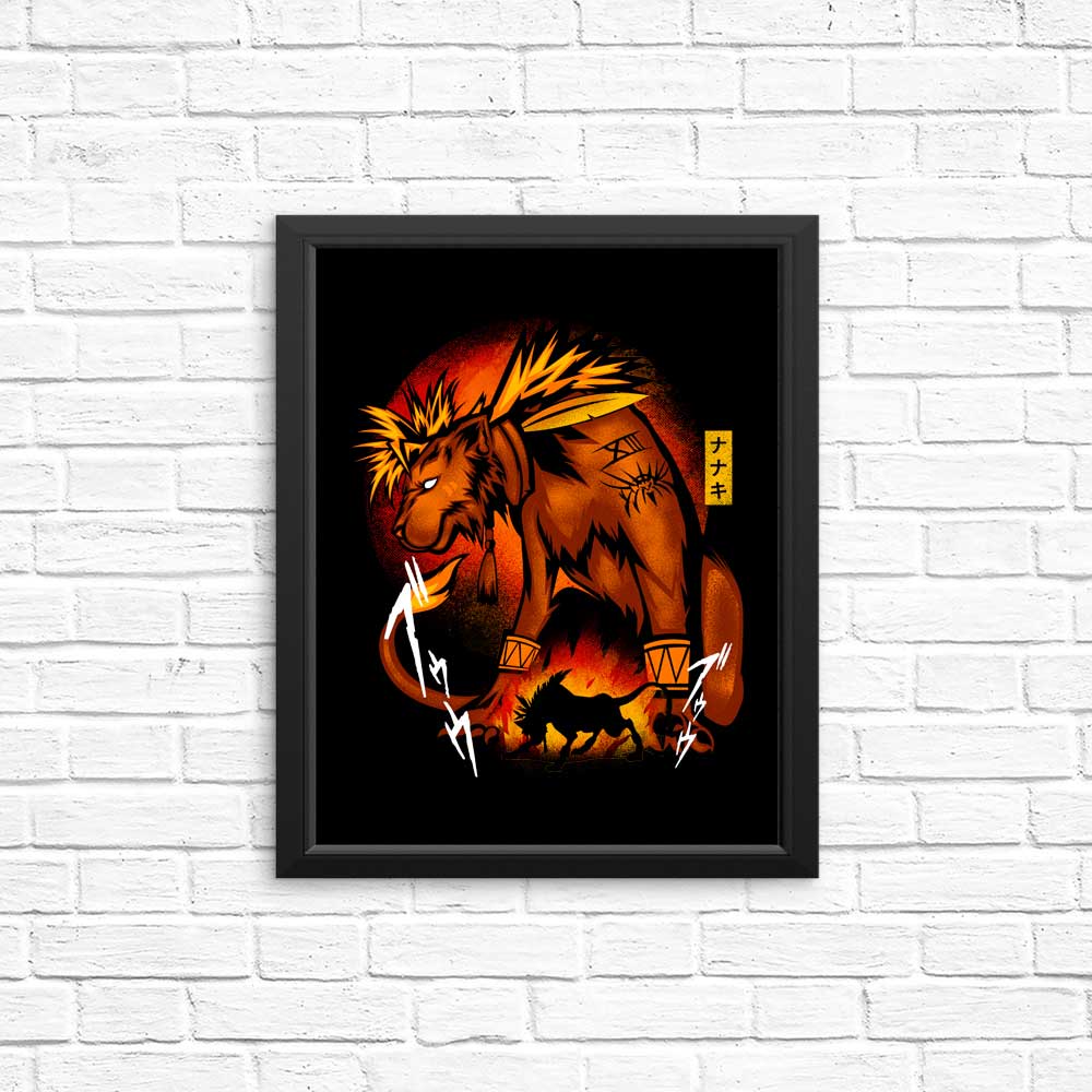 Fire Red Fur Photographic Posters and Prints