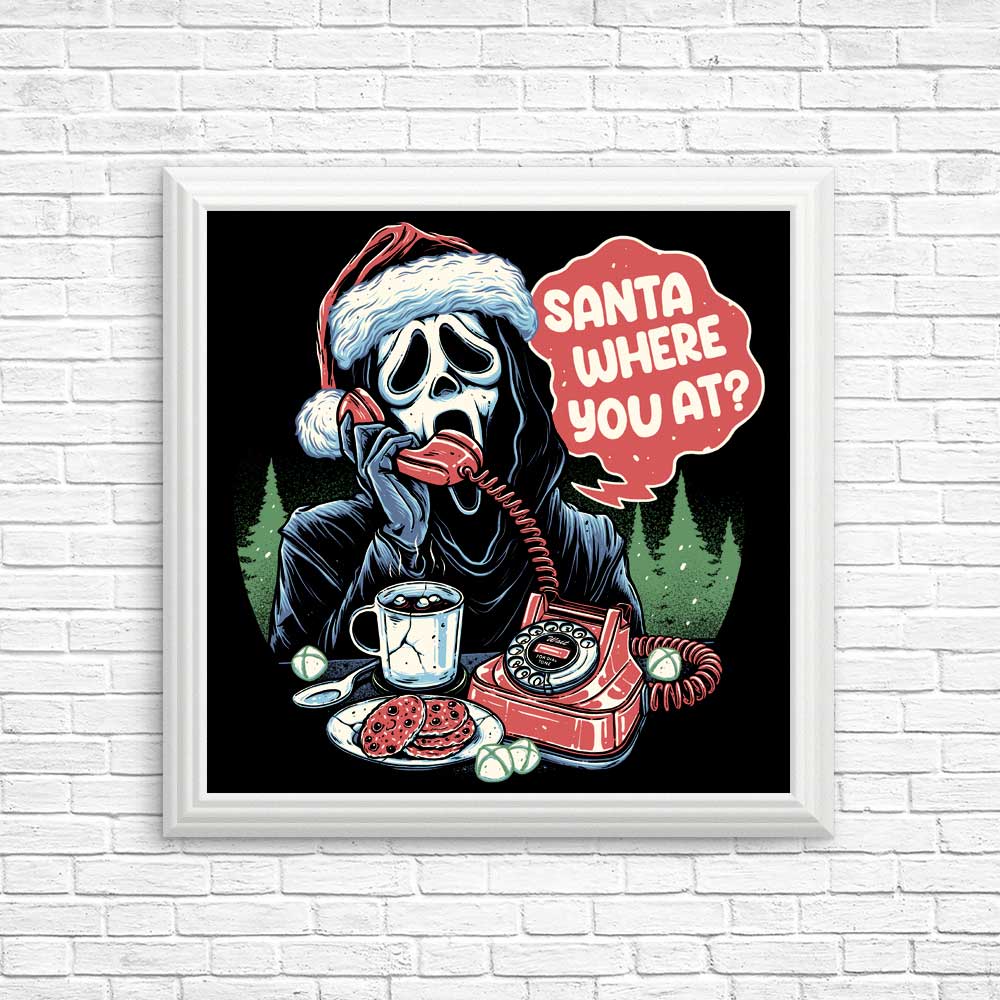 Fun 'Santa Where You At' Posters & Prints by Momma Gorilla
