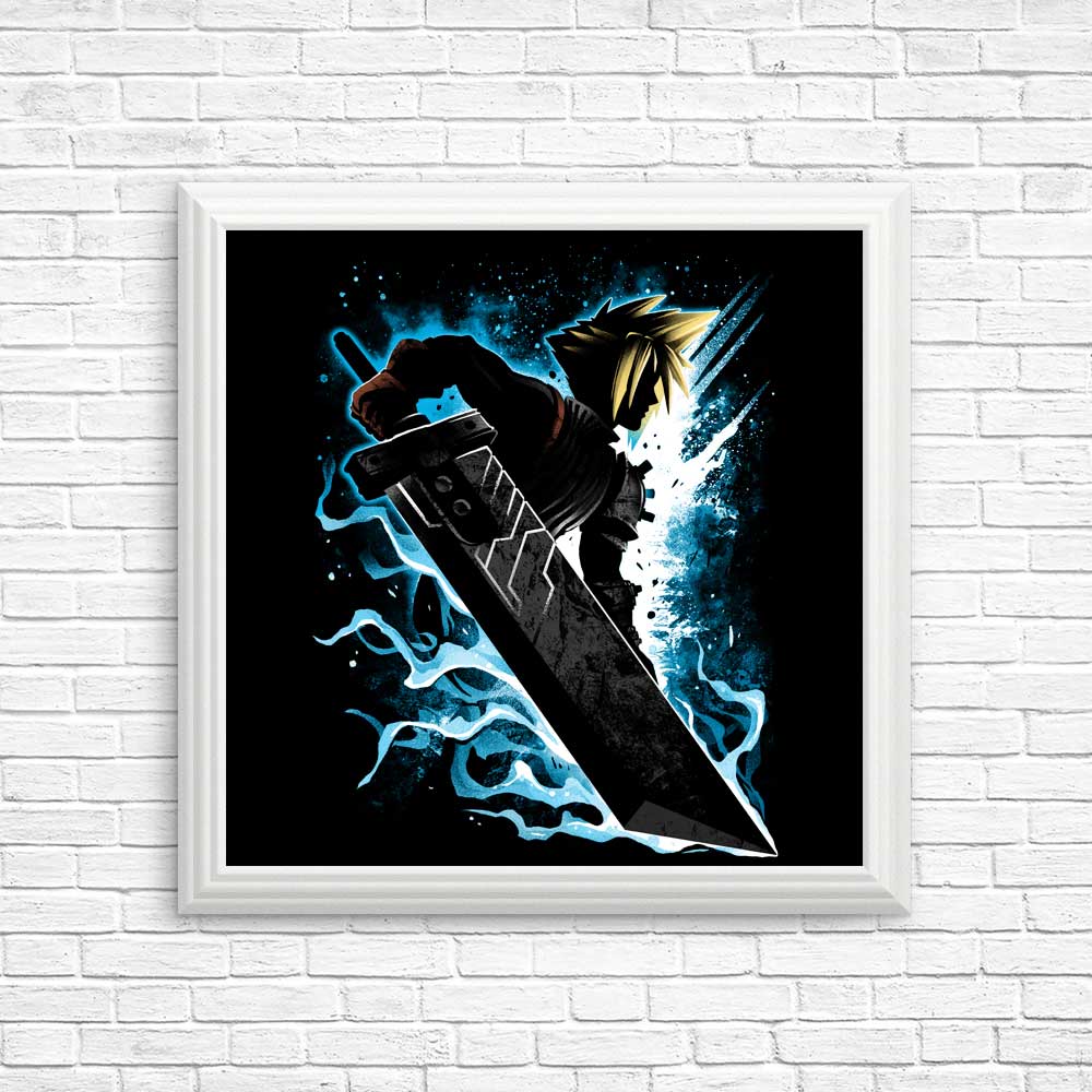Exclusive Posters and Prints Featuring Ex - Soldier and Buster Sword from Alemaglia
