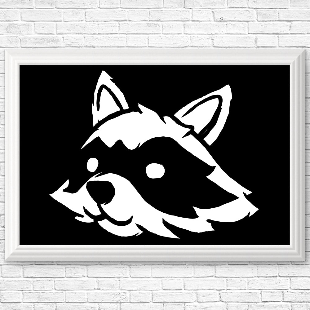 Lost Raccoon Wall Art - Posters and Prints Collection