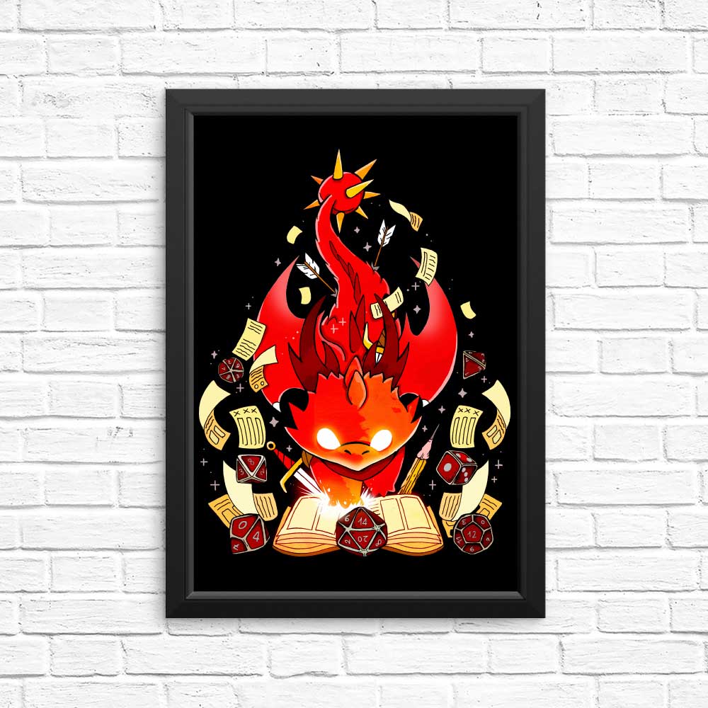 High - Quality Dragon Dice Set Posters and Prints