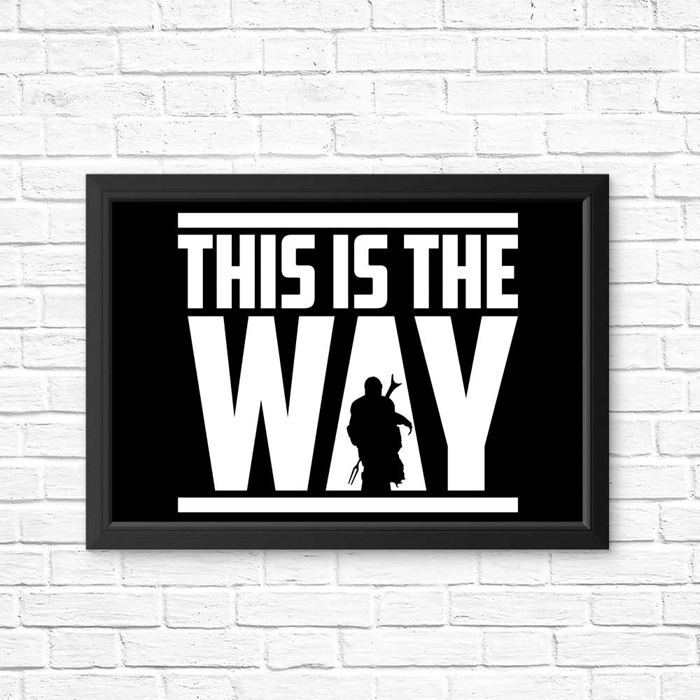 This is the Way - RetroReview Posters and Prints for Wall Decoration