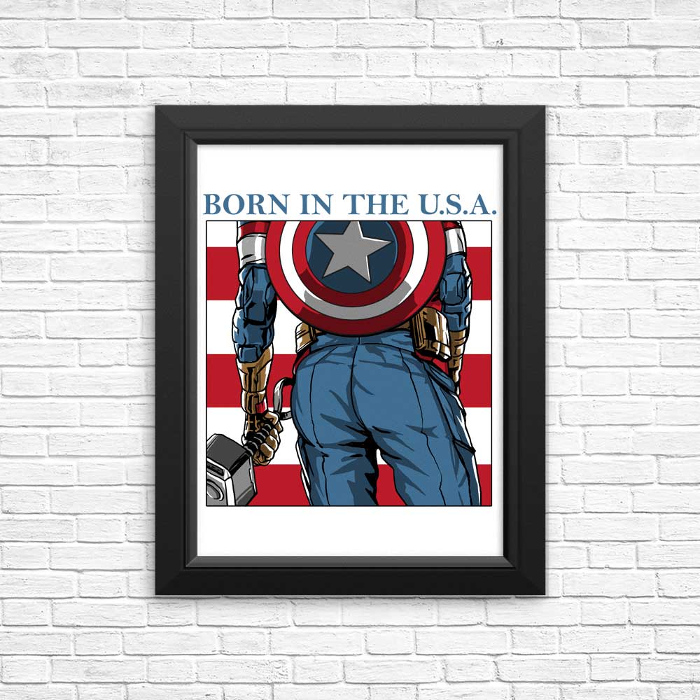 Born in the USA - High - Quality Wall Posters and Art Prints