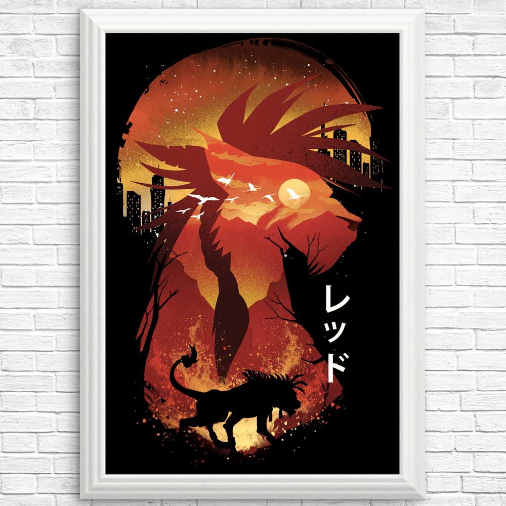 Exquisite Nanaki Silhouette Posters and Prints by Dandingeroz