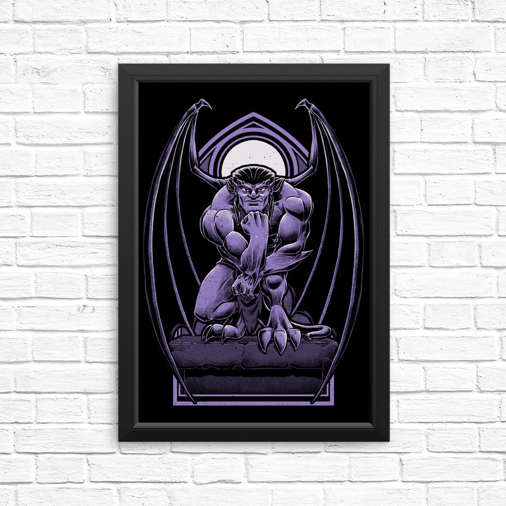 High - quality Gargoyle Statue Posters and Prints from Studio Mootant