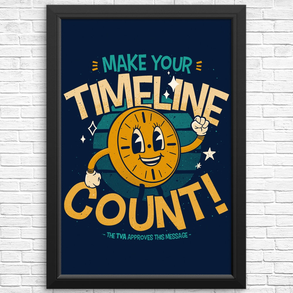 Count Your Timeline with High - Quality Posters & Prints