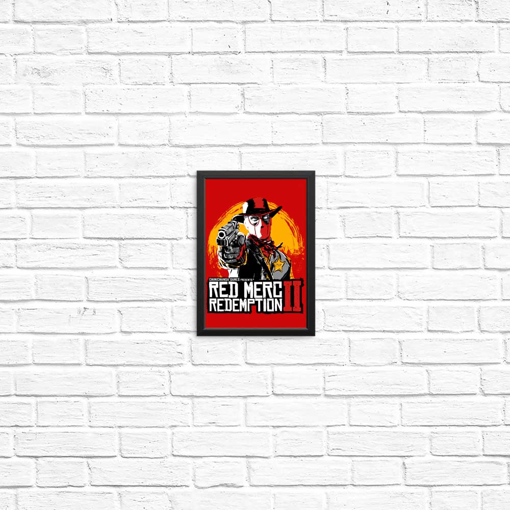 Red Merc Redemption - High - Quality Wall Posters and Prints