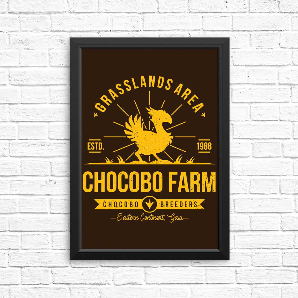 Alundrart Design's Chocobo Farm - High - Quality Posters & Prints