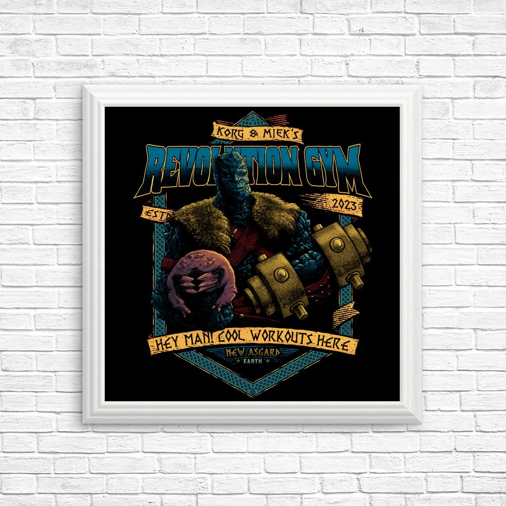 High - Quality Revolution Gym Posters and Prints from Teesgeex