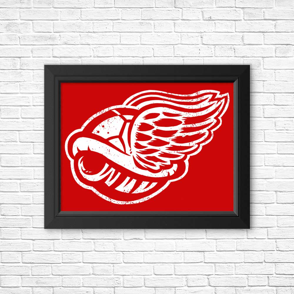 Stunning Winged Turtle Shell Posters and Prints by kg07
