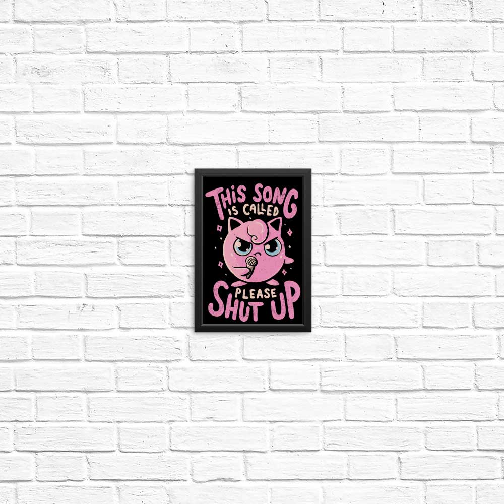 Arigatees 'Please Be Quiet' Posters and Prints
