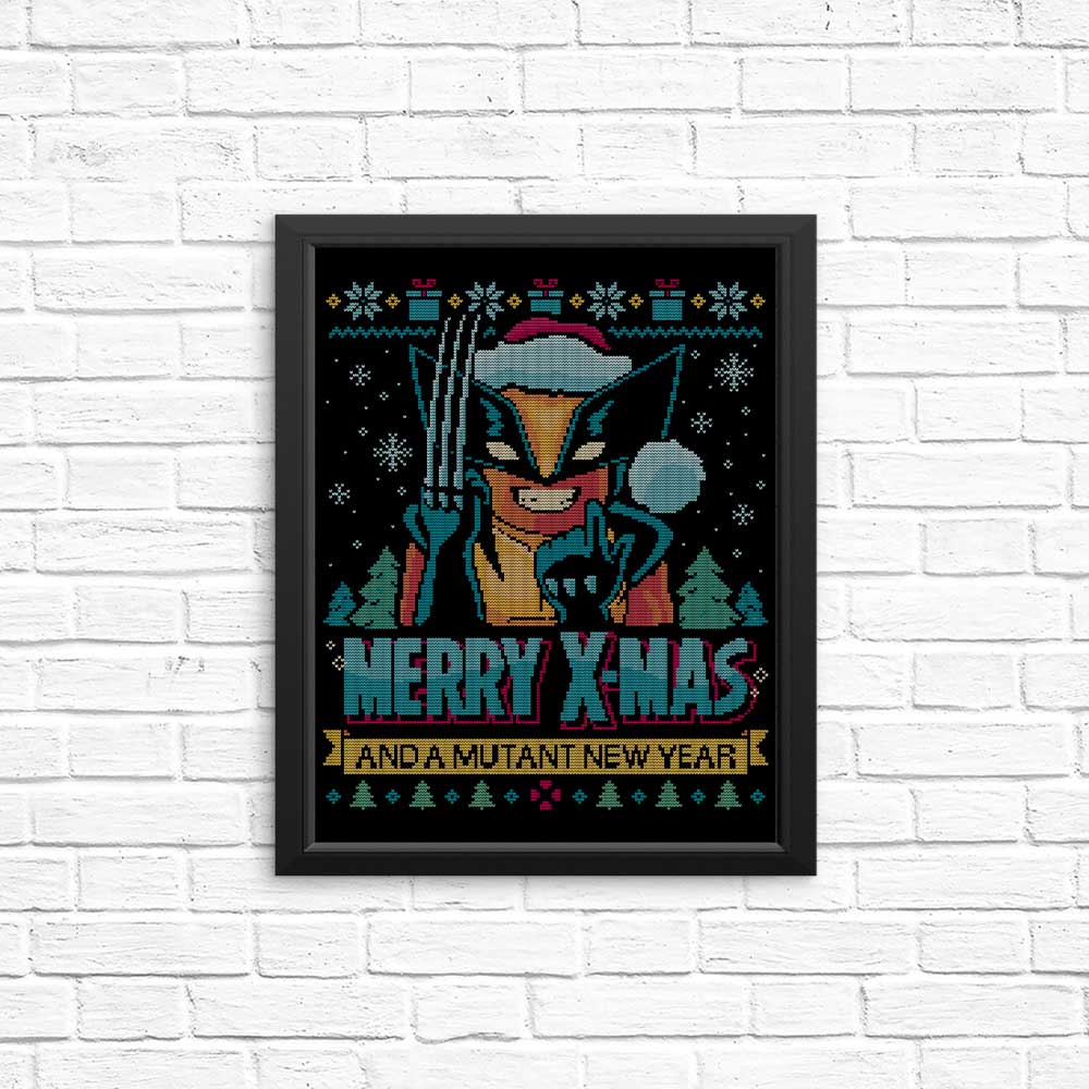 Adamantium Xmas Stunning Posters and Prints for Your Holiday Decor