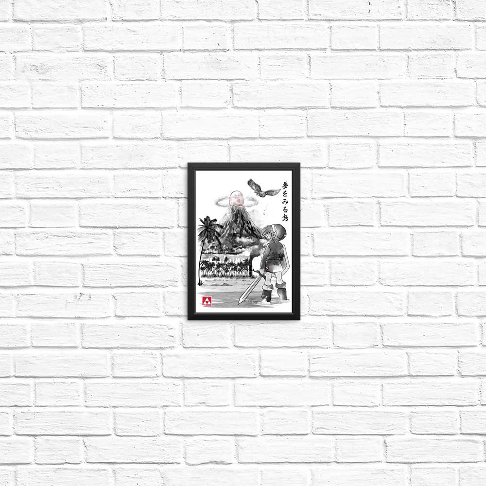 High - Quality Hero's Awakening Sumi - e Posters and Prints