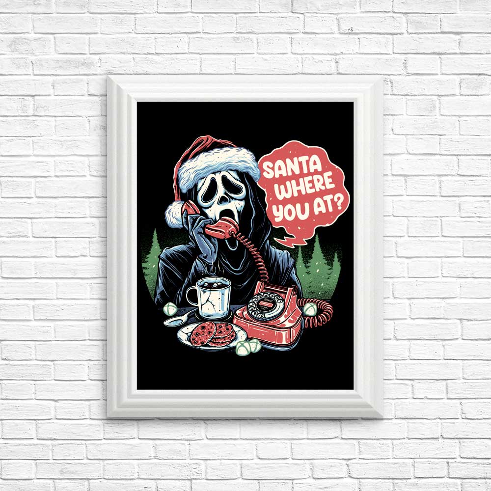 Fun 'Santa Where You At' Posters & Prints by Momma Gorilla