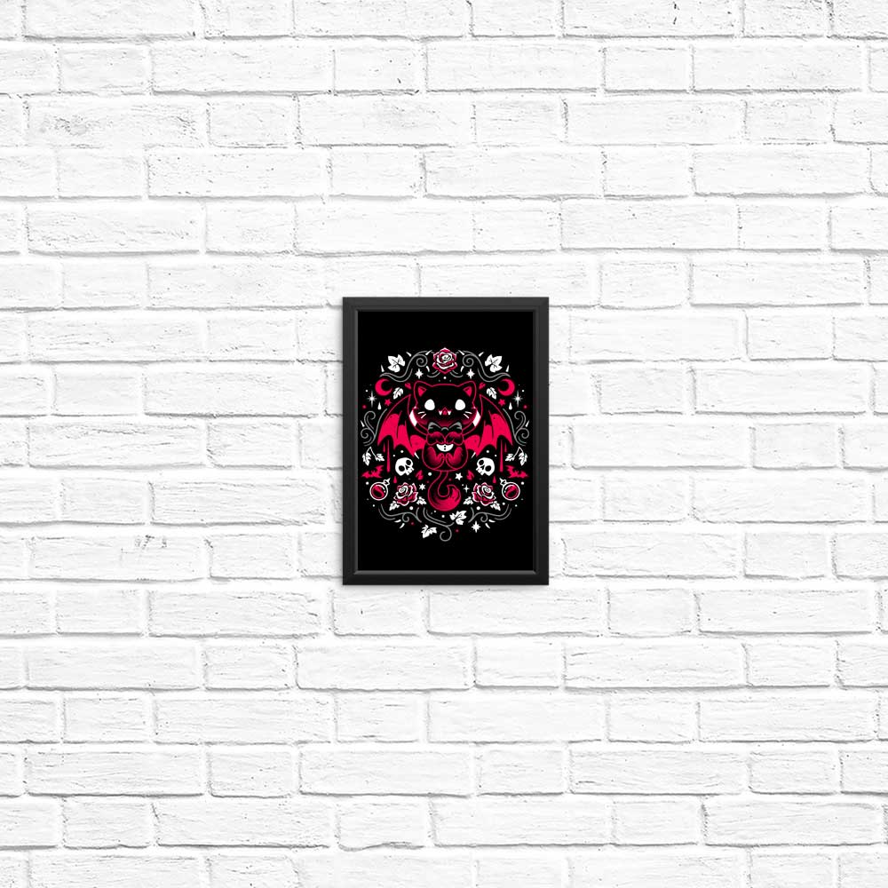 Mysterious Purrs of Darkness - High - Quality Wall Posters and Art Prints