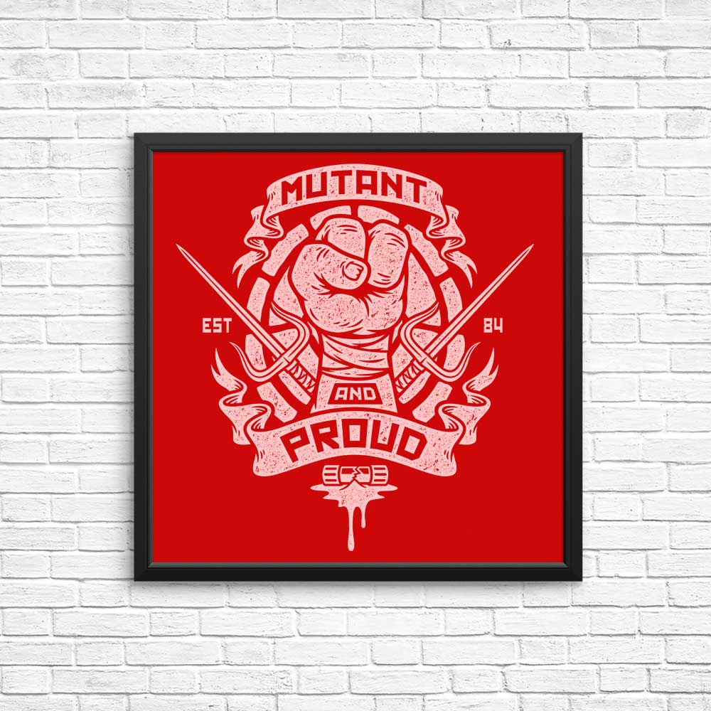 Mutant and Proud: Raph - High - Quality Posters and Prints for Art Lovers