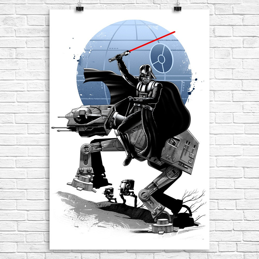 Crossing the Dark Path Art Poster - High - Quality Decorative Print