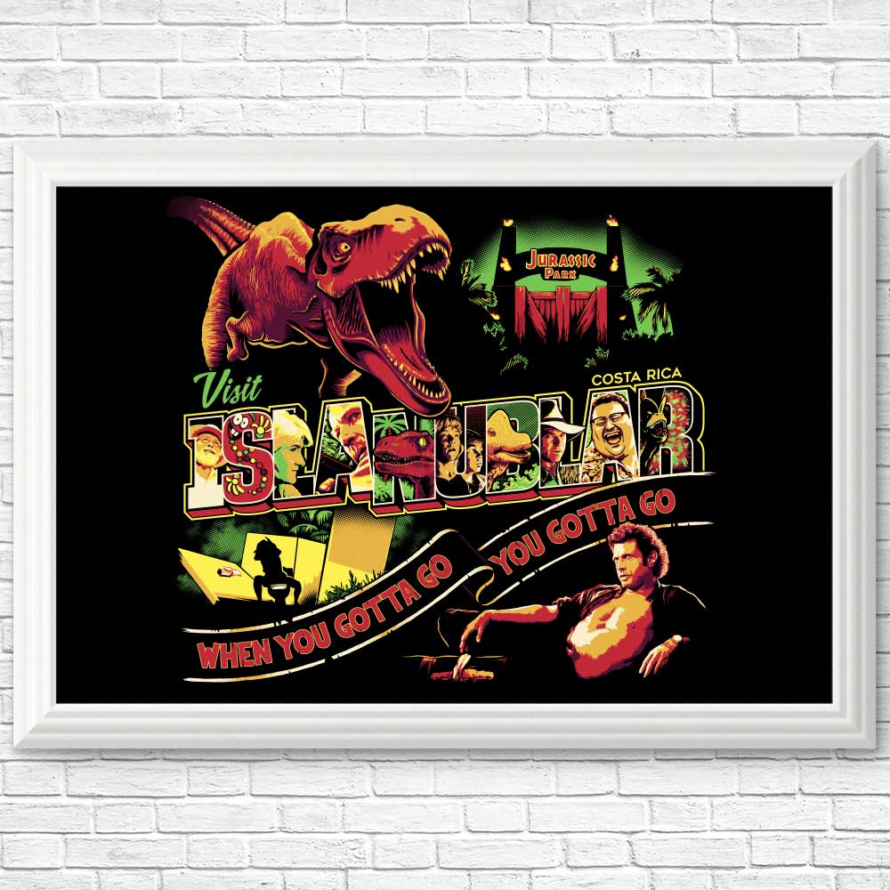 Stunning Posters & Prints of Isla Nublar Visit