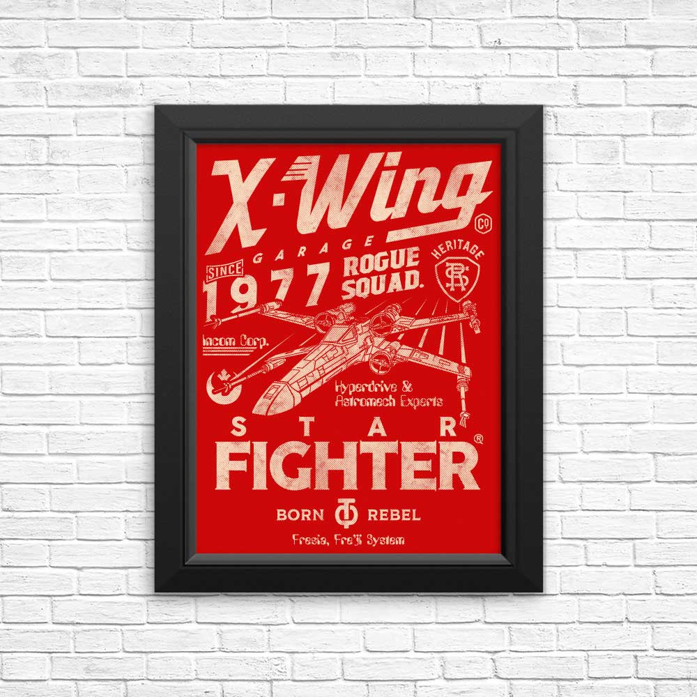 Arinesart's Star Fighter Garage - Stunning Posters & Prints