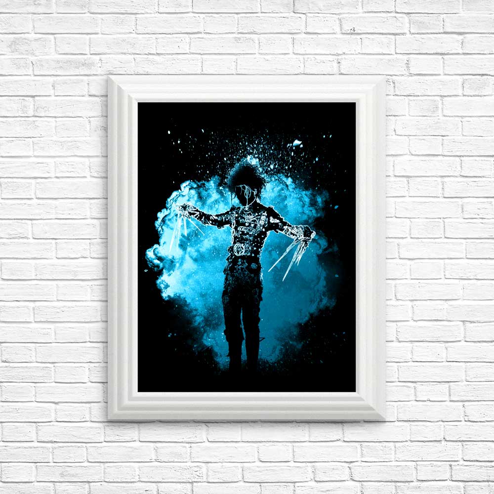 High - quality Posters & Prints: Soul of the Scissor Hands by Donnie Illustrations