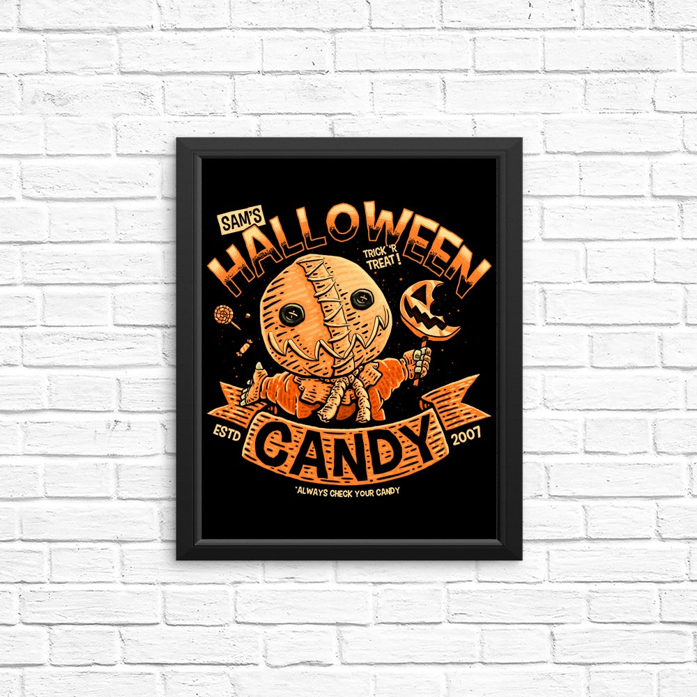 High - Quality Sam's Candy Posters and Prints by Teesgeex