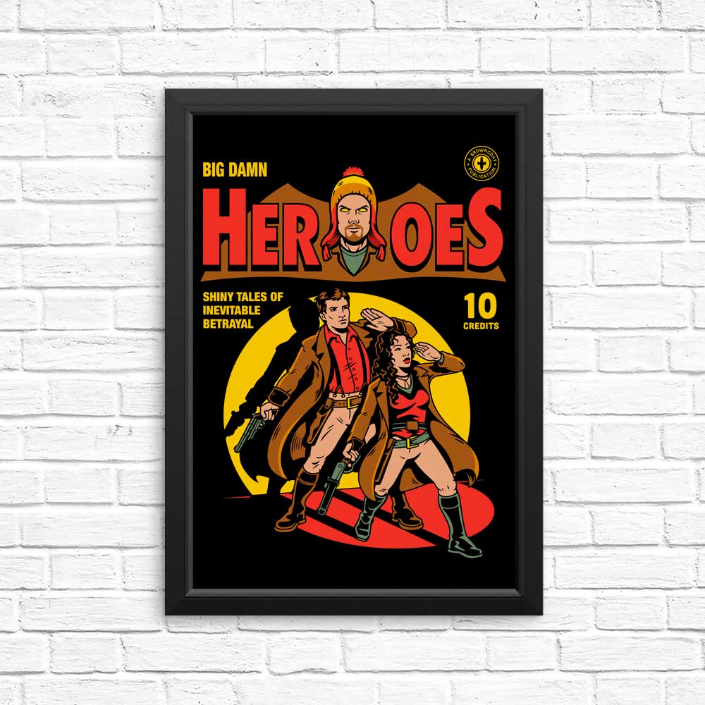 Heroes Comic-themed Posters and Art Prints for Decor