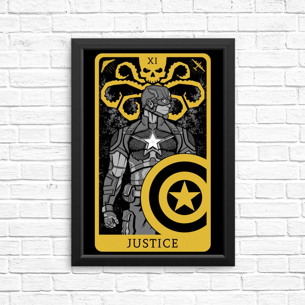 Tarot Justice-themed Art Posters and Prints for Home Decor