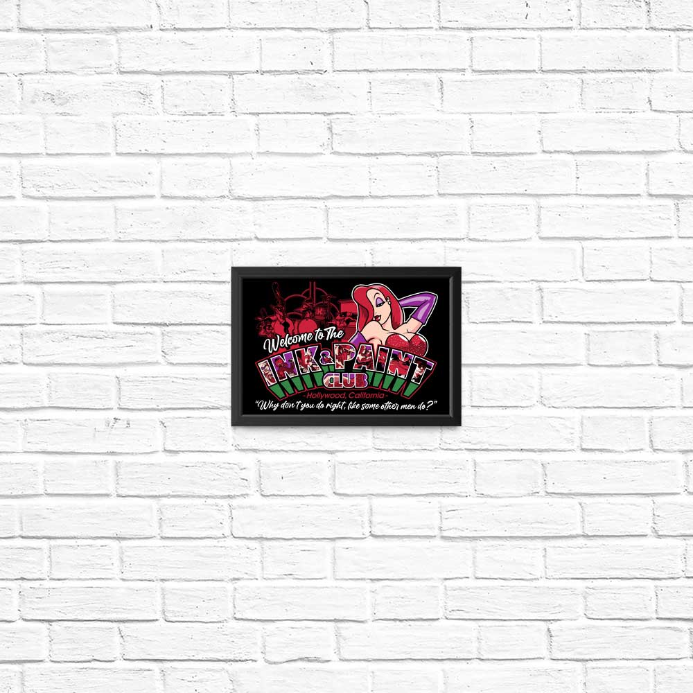 High - Quality Ink and Paint Club Posters & Prints by GoodIdeaRyan