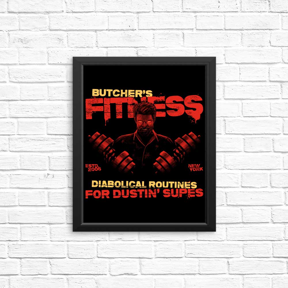Butcher's Fitness High - Quality Posters and Prints