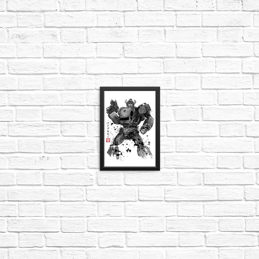 Exquisite Bee Sumi - e Posters and Prints by Dr. Monekers