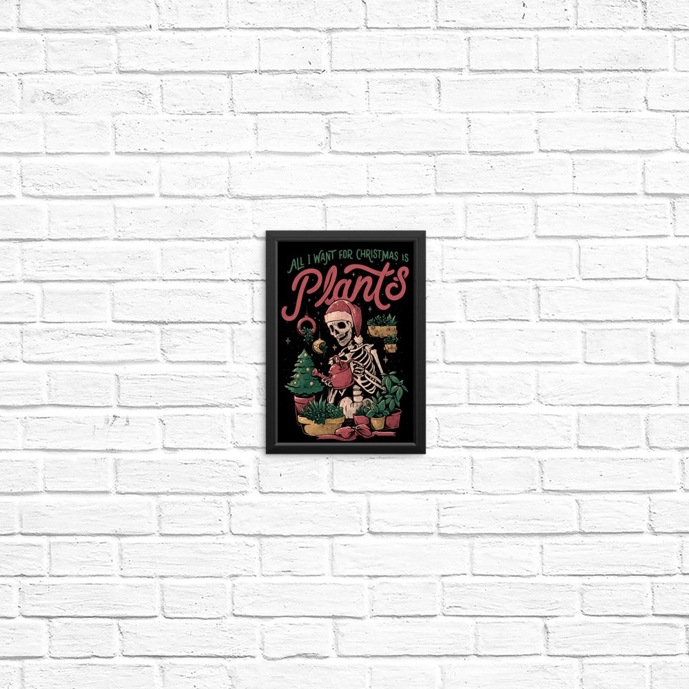Festive Christmas Plant Posters and Prints for Decor