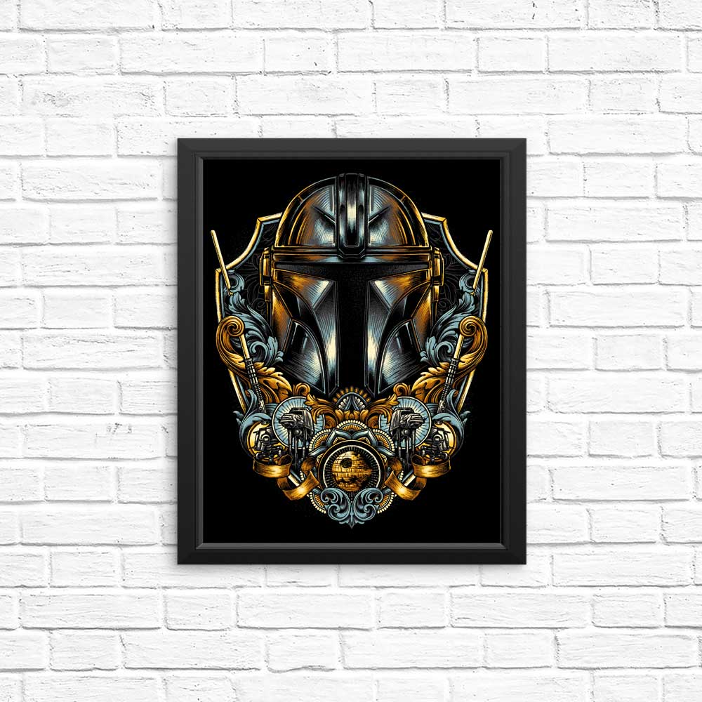 High - quality 'Emblem of the Hunter' Posters and Prints by Glitchygorilla