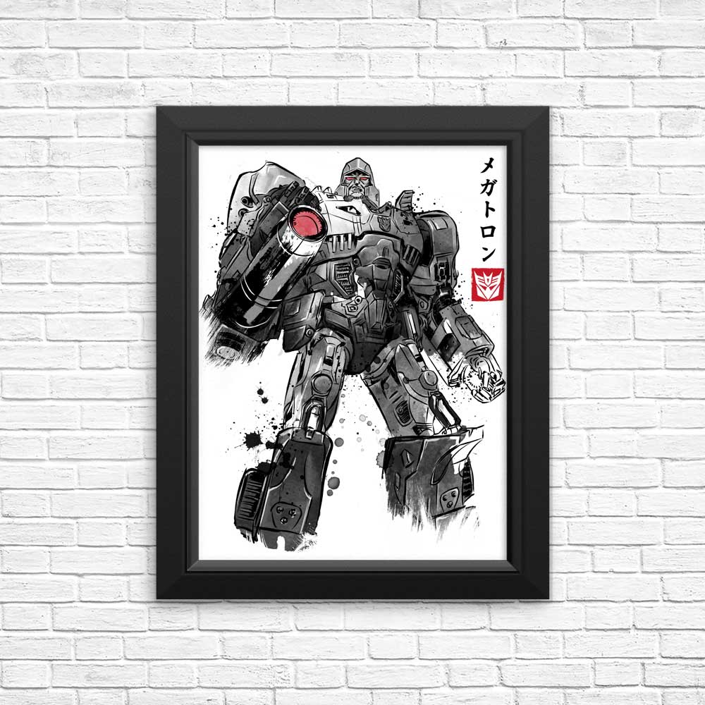 Tyrannical Sumi-e Art - High - Quality Posters and Prints