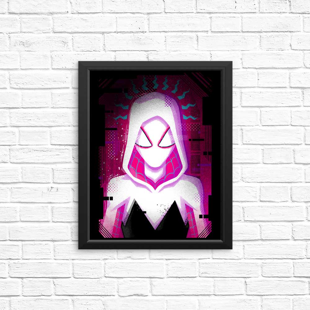 Glitched Gwen Art Posters and Prints for Wall Decor